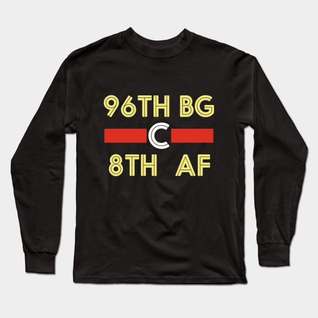 96th Bomb Group 8th Air Force WWII B-17 Snetterton Long Sleeve T-Shirt by samirysf